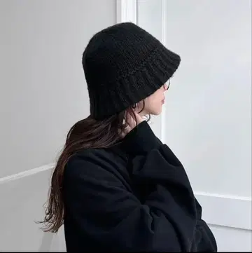 니트 크러셔 햇/블랙