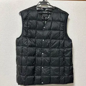 TAION 새상품급 이너다운 베스트 여성용 M 사이즈 블랙