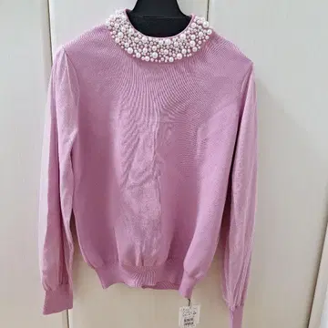 미사용 새상품 FENNEL 넥 비쥬 니트