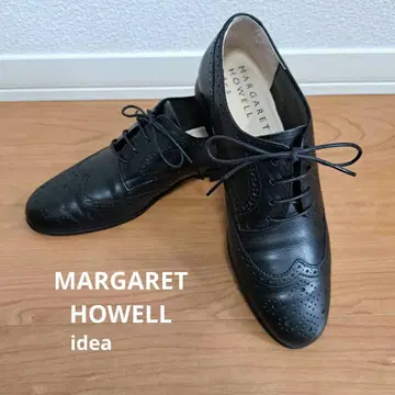 마가렛호웰 idea 윙 칩 메달리온 23 가죽 블랙