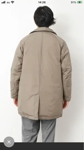 [ TAION/타이온 ] 별주 다운 스텐카라 코트