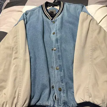 austin 90s 데님 바시티 자켓 구제 의류