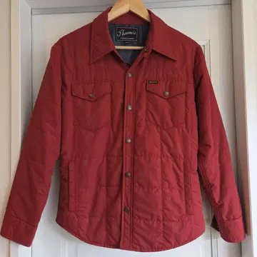 Pherrows 페로우즈 퀼팅 셔츠 자켓 [버건디]