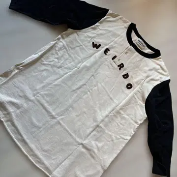 weirdo 위어드 칠부 긴팔 티셔츠 미사용 새상품 셔츠