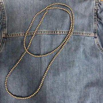 THE PAUSE 메탈 볼 롱 목걸이