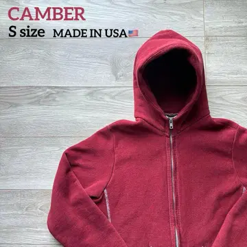 CAMBER 캠버 속기모 풀 집업 후드티 S 미국제