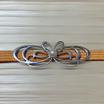 앤티크 나비형 금공 오비 고정 띠 삼분끈 포함 일본 정통의상 소품