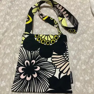 [ 레어 ] 마리메꼬 꽃무늬 코튼 토트백