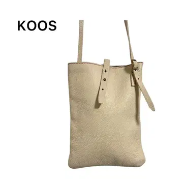 KOOS 페블 가죽 숄더백