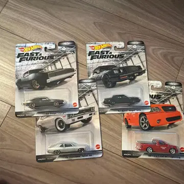 Hot Wheels Fast & Furious 4대 세트