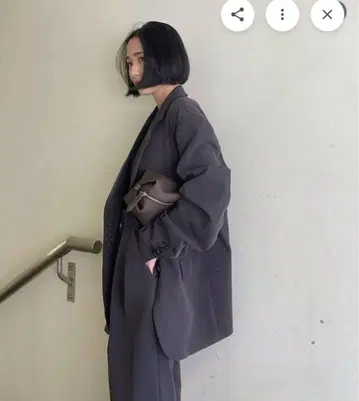 aere 더블 크로스 오버 재킷