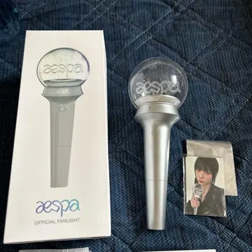 aespa 공식 응원봉 카리나 트레이딩 카드 포함 에스파