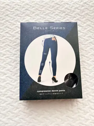 압박 데님 팬츠 속기모 타입 M 워시 블랙