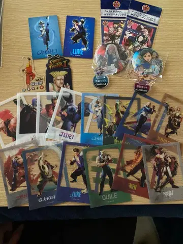 스트리트 파이터 6 카드 아크릴 스탠드 외