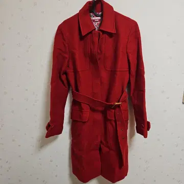 Paul Smith Jeans 레드 롱 코트 40