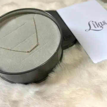 Lilas 12mm 바 목걸이 K10