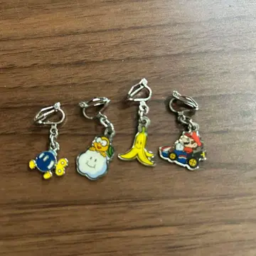 마리오 카트 캐릭터 귀찌 4개 세트