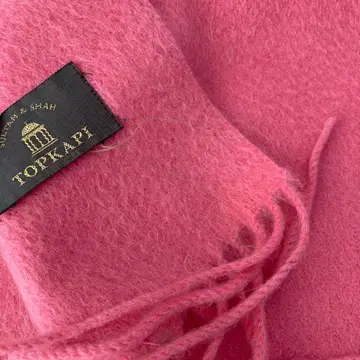 TOPKAPI 캐시미어 100% 핑크 스톨