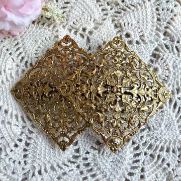 이맥 빈티지 머리핀 메탈 레이스 프랑스 머리핀