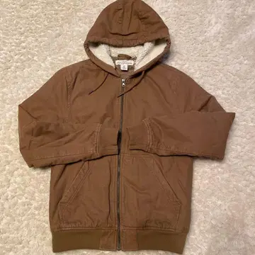 H&M 후드 부착 점퍼 M 브라운 브라운