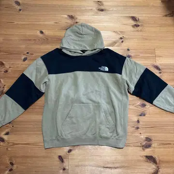 THE NORTH FACE 베이지/블랙 후드티 S 사이즈