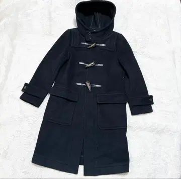 HYKE 하이크 더플 코트 양모 블랙