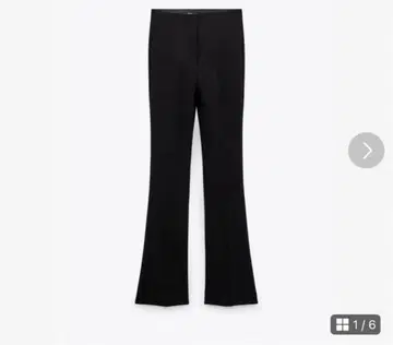 ZARA 센터 프레스 스트레치 플레어 팬츠