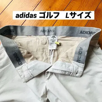 ADIDAS 골프 팬츠 화이트 L 사이즈 스트레치 85