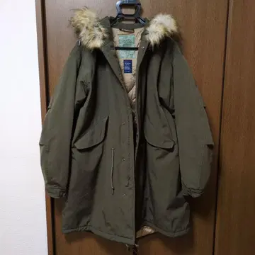 BACK NUMBER 퍼 달린 모즈 코트 M 사이즈