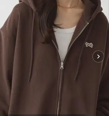 페니스 후드 부착 후드티 브라운