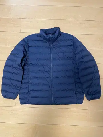 유니클로 퍼프테크 다운 자켓 2025년 제조 3XL 블루 새상품급