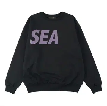 WIND AND SEA 로고 BIG SEA 크루넥 긴팔 맨투맨