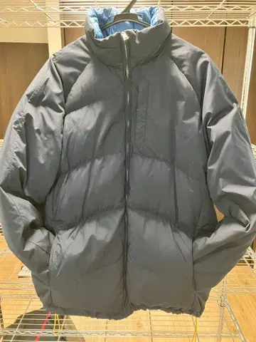 NAUTICA 다크 네이비 다운 자켓 리버서블 [ 스카이블루 ]