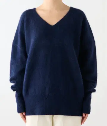 윔 가젯 폭스 울 V넥 풀오버