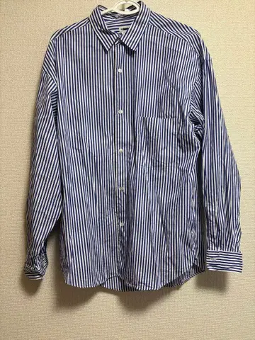 H BEAUTY&YOUTH 벌룬 슬리브 레귤러 카라 셔츠