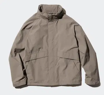 UNIQLO 윈드프루프 스탠드 블루종 BROWN XL
