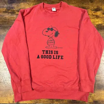 유니클로 스누피 피넛 조 쿨 맨투맨 JOE COOL