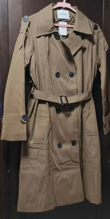 트렌치코트 올리브 브라운 S