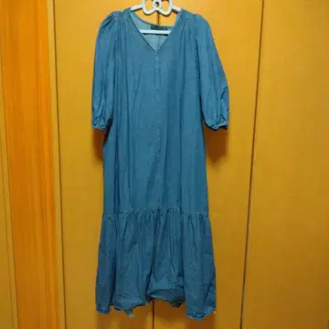 SUGAR SPOON 데님풍 롱 원피스 F 사이즈