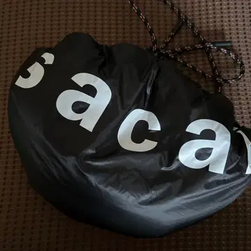 sacai 블랙 숄더 파우치