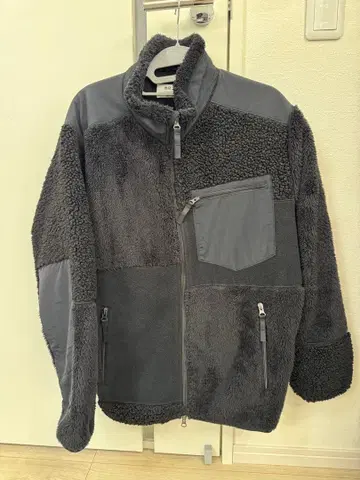 유니클로 콤비네이션 플리스 자켓 M 블랙