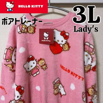 택 포함 새상품 빅 사이즈 3L Lady's 산리오 키티 포근포근 보아