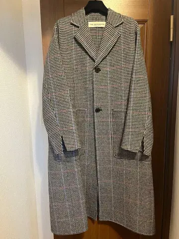 THE SHINZONE 체크 무늬 롱 코트