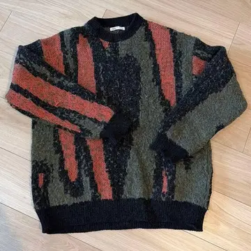 ZARA 기하학 패턴 니트 스웨터