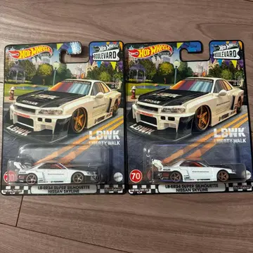 Hot Wheels LB-ER34 슈퍼 실루엣 2개 세트
