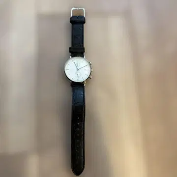 Knot 크로노그래프 시계 CC-39 크로커다일 벨트 포함