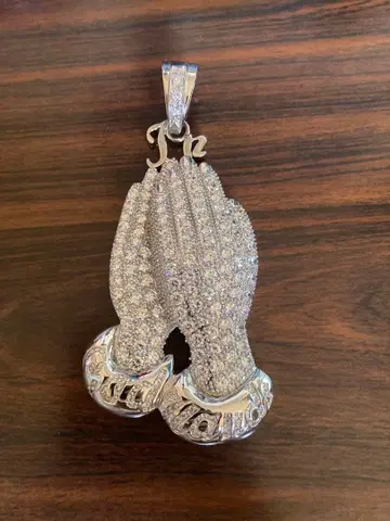 펌프 코드 플레이 핸드 펜던트 925