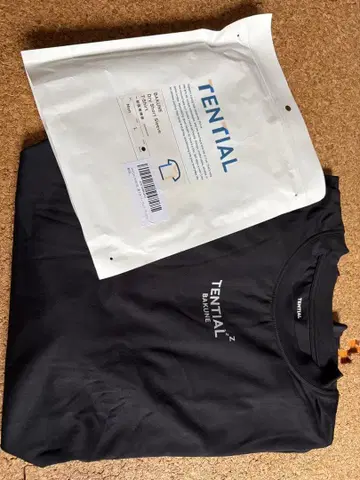 TENTAL BAKUNE 드라이 반팔 티셔츠