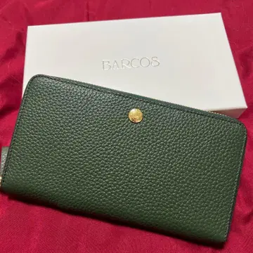 BARCOS 다크 그린 장지갑