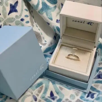 canal 4C 다이아몬드풍 반지